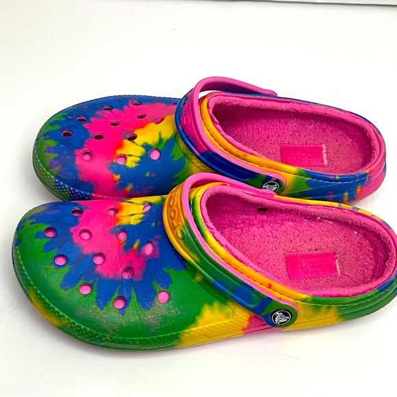 Crocs Sandals Unisex Tye and Die multicolor US M 10 W12 - Picture 2 of 12